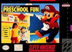 Nintendo SNES Mario's Early Years Preschool Fun [Loose Game/System/Item]